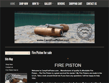 Tablet Screenshot of campfirepiston.com